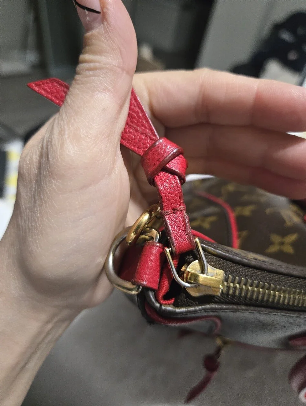 🔥 Louis Vuitton Monogram Tournelle PM Cerise 🔥
